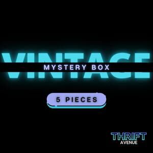 VINTAGE MYSTERY BOX 5 Piece True Vintage to Y2K: Assorted Brands Styles Sizes